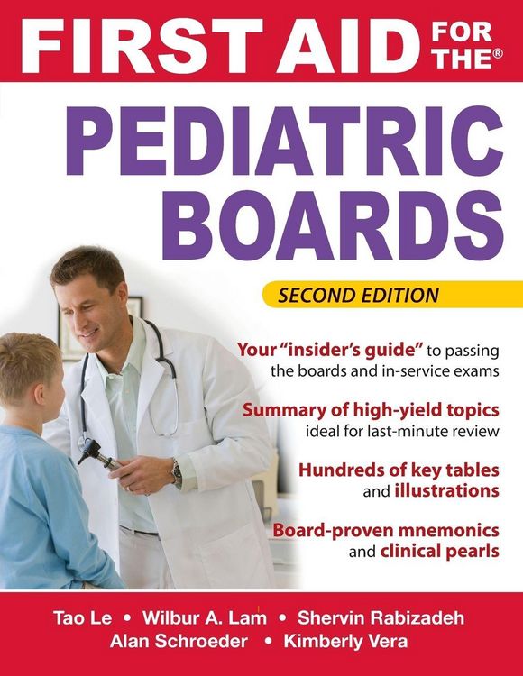 Produktbild: First Aid for the Pediatric Boards, Second Edition