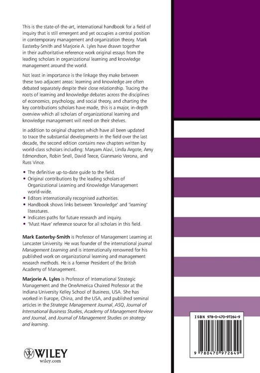 Produktbild: Handbook of Organizational Lea