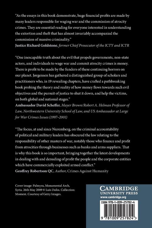 Produktbild: The International Criminal Responsibility of War's Funders and Profiteers
