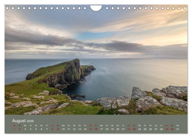 Produktbild: Isle of Skye, die raue schottische Sch&ouml;nheit (Wandkalender 2026 DIN A4 quer), CALVENDO Monatskalender