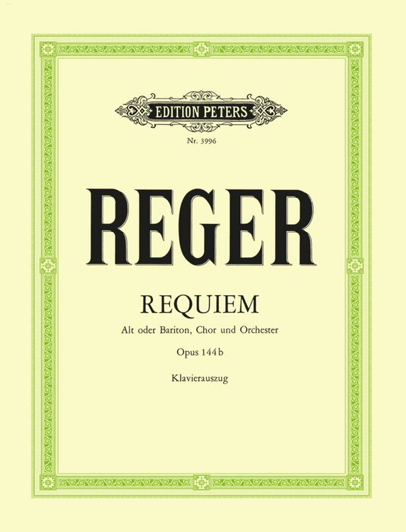 Produktbild: "Requiem" op. 144b