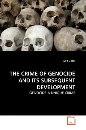 Produktbild: THE CRIME OF GENOCIDE AND ITS SUBSEQUENT DEVELOPMENT