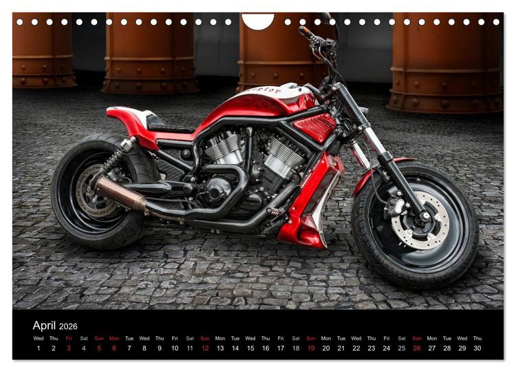 Produktbild: Motorbike Dreams (Wall Calendar 2026 DIN A4 landscape), CALVENDO 12 Month Wall Calendar