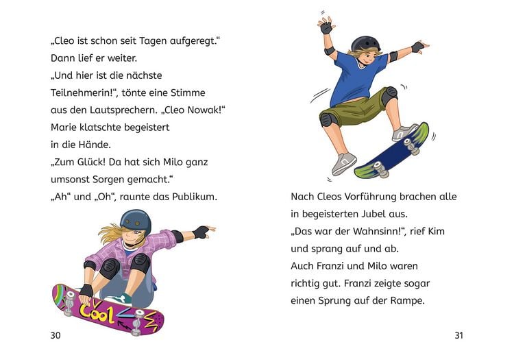 Produktbild: Die drei !!!, B&uuml;cherhelden 2. Klasse, Ein Fall im Skate-Park