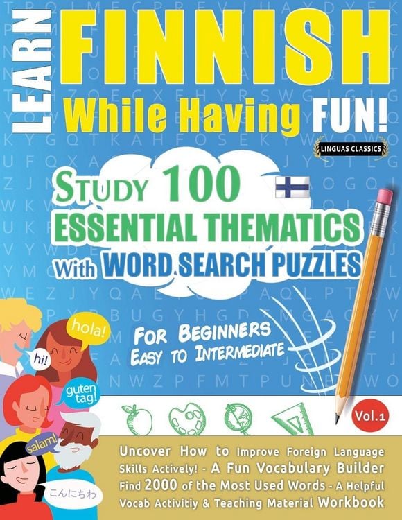 Produktbild: LEARN FINNISH WHILE HAVING FUN! - FOR BEGINNERS