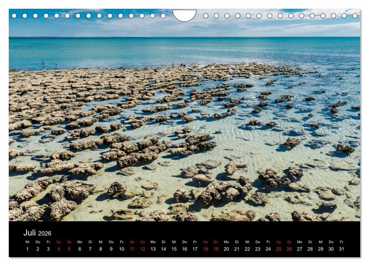 Produktbild: Australien - Der Westen (Wandkalender 2026 DIN A4 quer), CALVENDO Monatskalender
