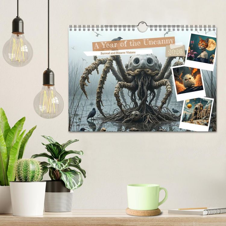 Produktbild: A Year of the Uncanny (Wall Calendar 2026 DIN A4 landscape), CALVENDO 12 Month Wall Calendar
