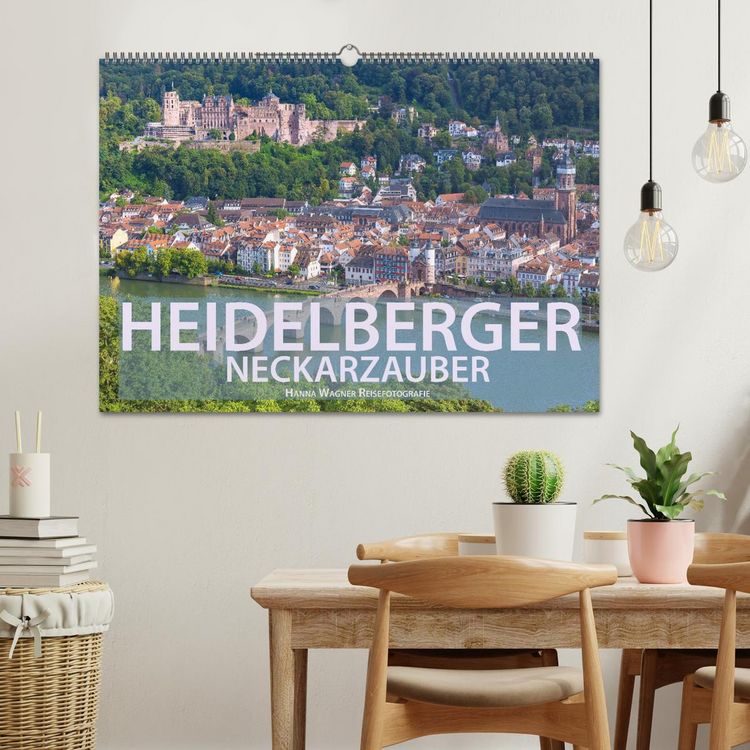 Produktbild: Heidelberger Neckarzauber (Wandkalender 2026 DIN A2 quer), CALVENDO Monatskalender