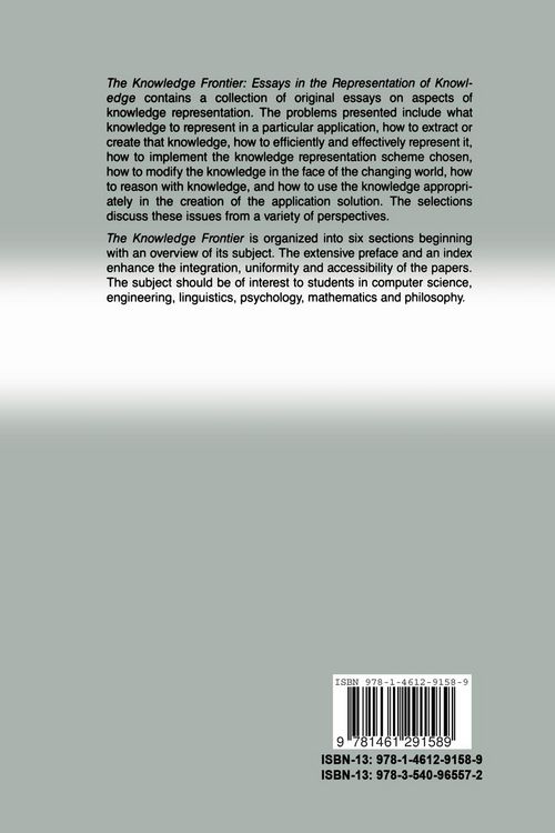 Produktbild: The Knowledge Frontier