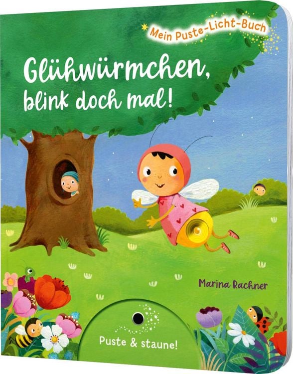 Produktbild: Mein Puste-Licht-Buch: Gl&uuml;hw&uuml;rmchen, blink doch mal!