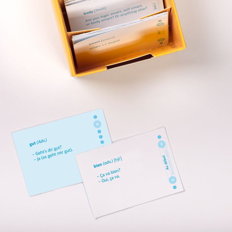 Produktbild: D&eacute;couvertes 1 S&eacute;rie jaune - Vokabel-Lernbox zum Sch&uuml;lerbuch