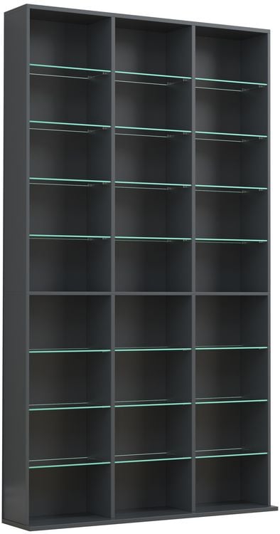 Produktbild: Holz CD DVD Standregal B&uuml;cherregal Regal Zilas XL