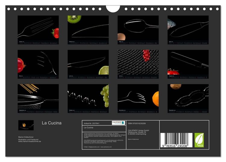 Produktbild: La Cucina (Wandkalender 2026 DIN A4 quer), CALVENDO Monatskalender