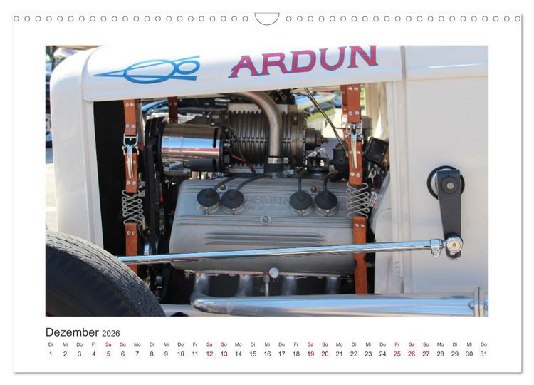Produktbild: Ford Flathead V8 Motoren (Wandkalender 2026 DIN A3 quer), CALVENDO Monatskalender