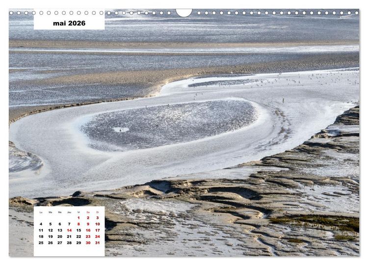 Produktbild: La Bretagne. La c&ocirc;te d'Emeraude et la c&ocirc;te de Penthi&egrave;vre (Calendrier mural 2026 DIN A3 vertical), CALVENDO calendrier mensuel