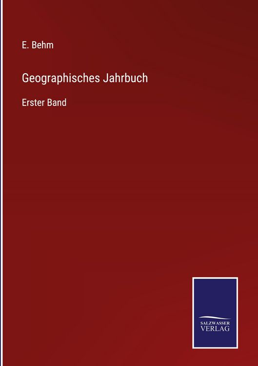 Produktbild: Geographisches Jahrbuch