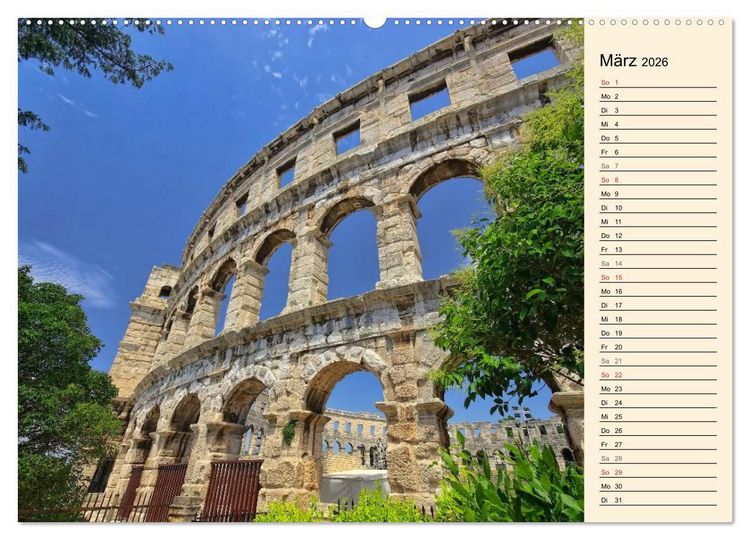 Produktbild: Istrien (hochwertiger Premium Wandkalender 2026 DIN A2 quer), Kunstdruck in Hochglanz