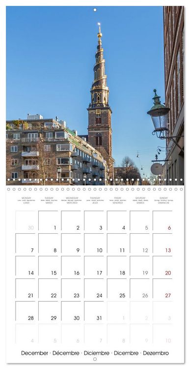 Produktbild: COPENHAGEN Highlights (Wall Calendar 2026 12 &times; 12 Inch) CALVENDO 12 Month Wall Calendar