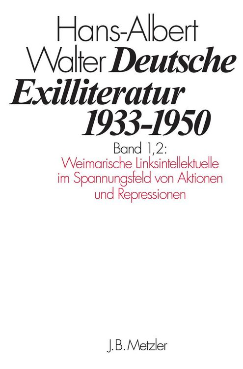 Produktbild: Deutsche Exilliteratur 1933-1950