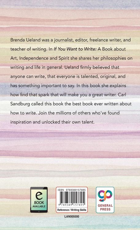 Produktbild: If You Want to Write