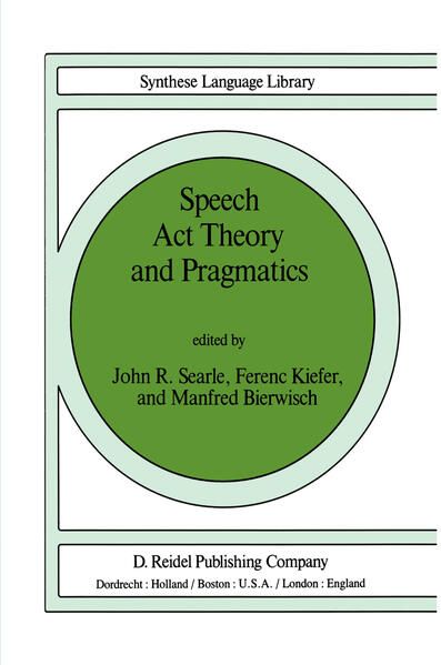Produktbild: Speech Act Theory and Pragmatics