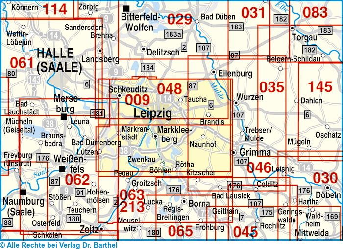 Produktbild: Radwanderkarte Leipzig und Umgebung
