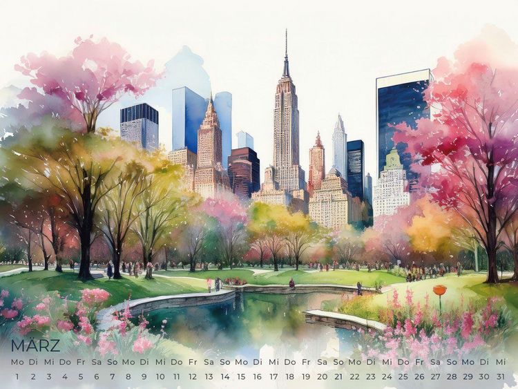 Produktbild: New York Artwork Edition Kalender 2027