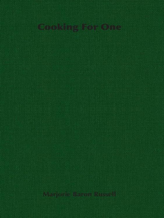 Produktbild: Cooking For One