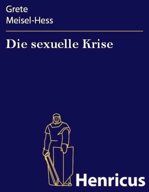 Produktbild: Die sexuelle Krise