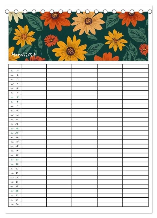 Produktbild: Home Planer (Desk Calendar 2026 DIN A5 portrait), CALVENDO 12 Month DeskCalendar