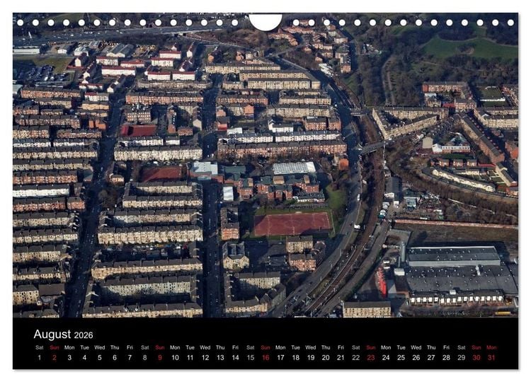 Produktbild: Glasgow from the Air (Wall Calendar 2026 DIN A4 landscape), CALVENDO 12 Month Wall Calendar