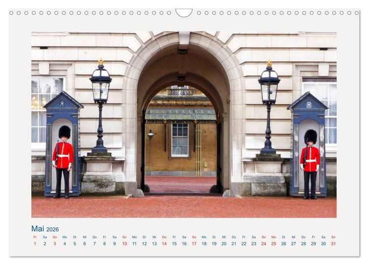 Produktbild: Stippvisite in London (Wandkalender 2026 DIN A3 quer), CALVENDO Monatskalender