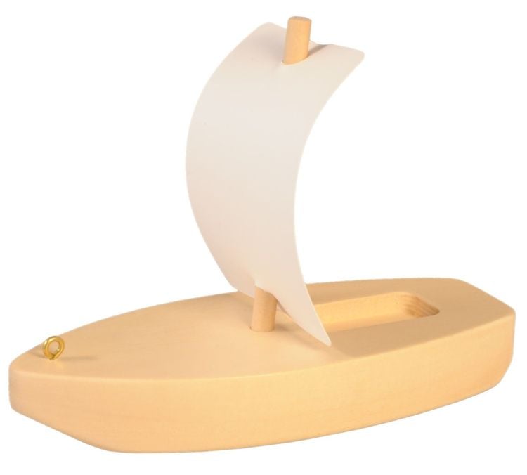 Produktbild: Corvus A600591 - Kids-at-Work, Kleines Boot 02, Holz, schwimmf&auml;hig