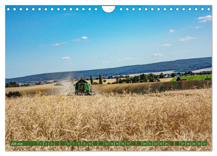 Produktbild: Landwirtschaft - Giganten im Kornfeld (Wandkalender 2026 DIN A4 quer), CALVENDO Monatskalender
