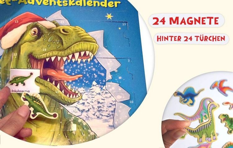 Produktbild: Dino-Magnet-Adventskalender