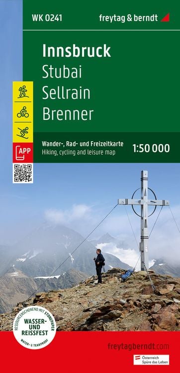 Produktbild: Innsbruck, Wander-, Rad- und Freizeitkarte 1:50.000, freytag & berndt, WK 0241