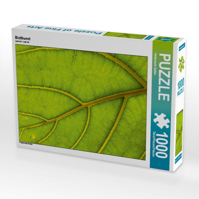 Produktbild: CALVENDO Puzzle Blattkunst | 1000 Teile Lege-Gr&ouml;&szlig;e 64x48cm Foto-Puzzle f&uuml;r gl&uuml;ckliche Stunden