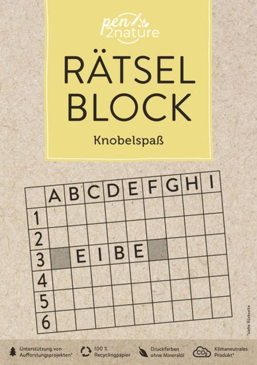 Produktbild: Rätselblock Knobelspaß. Block mit über 130 kniffligen Rätseln in Farbe