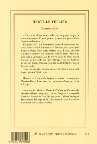 Produktbild: L'anomalie
