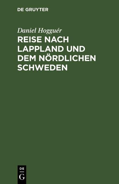 Produktbild: Reise nach Lappland und dem n&ouml;rdlichen Schweden