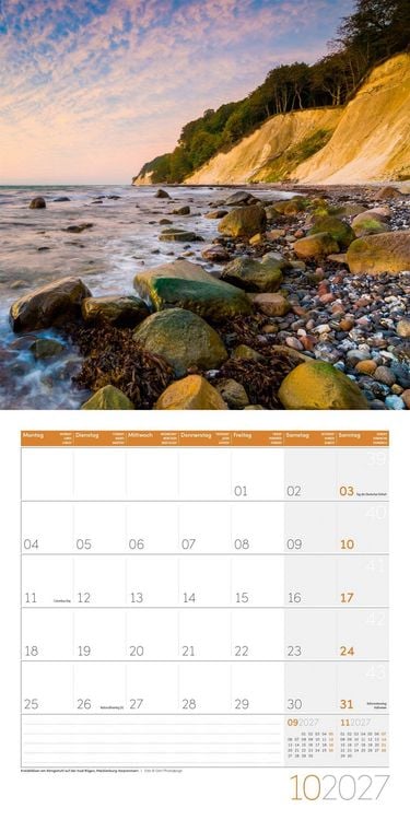 Produktbild: Deutschland Kalender 2027 - 30x30 - Art12