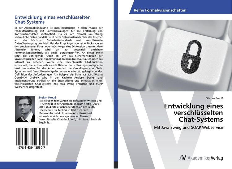 Produktbild: Entwicklung eines verschl&uuml;sselten Chat-Systems