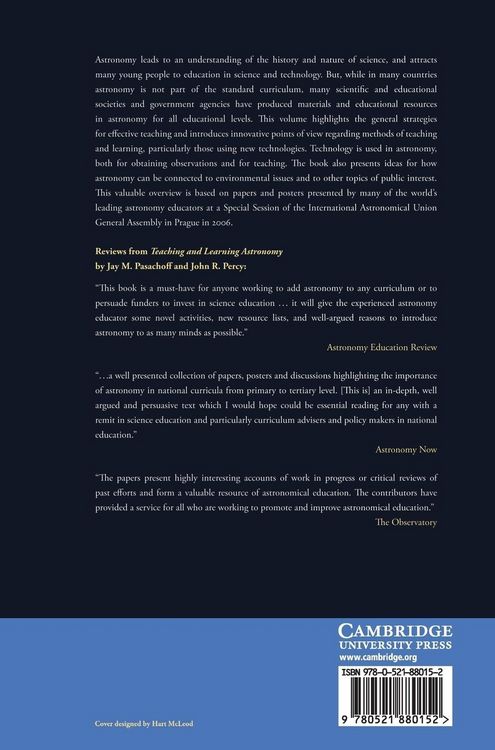 Produktbild: Innovation in Astronomy Education