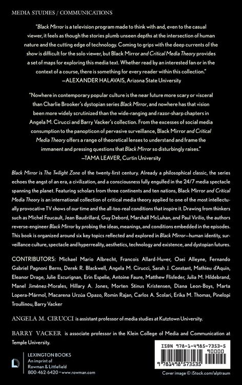 Produktbild: Black Mirror and Critical Media Theory