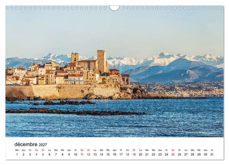 Produktbild: Enivrante C&ocirc;te d'Azur (Calendrier mural 2027 DIN A3 vertical), CALVENDO calendrier mensuel