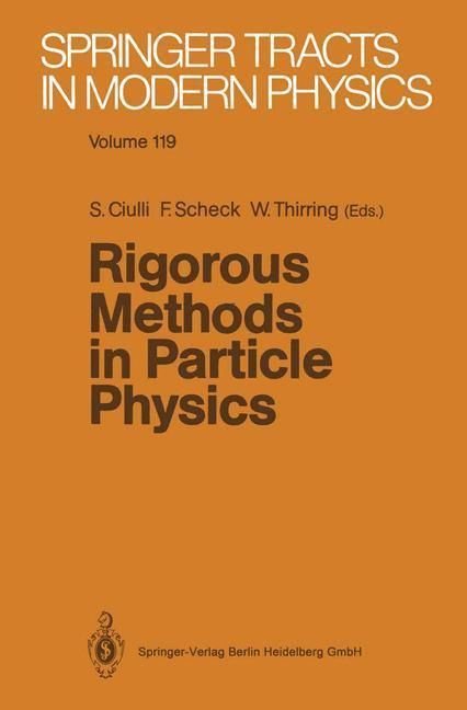 Produktbild: Rigorous Methods in Particle Physics