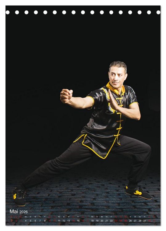Produktbild: Kung Fu, Martial Art (Tischkalender 2026 DIN A5 hoch), CALVENDO Monatskalender