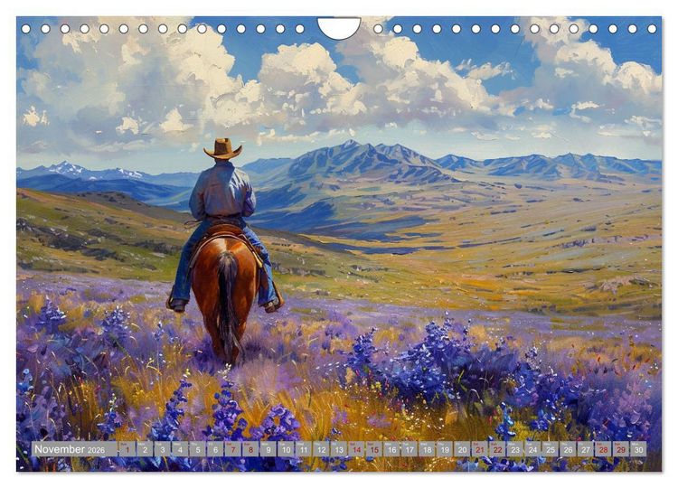 Produktbild: Horses, Power and Freedom (Wall Calendar 2026 DIN A4 landscape), CALVENDO 12 Month Wall Calendar