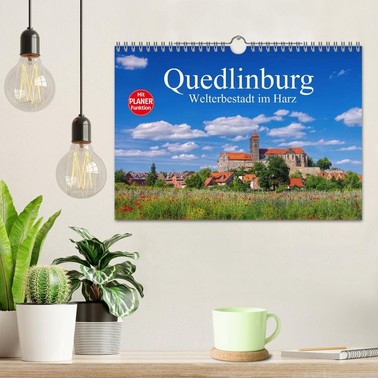 Produktbild: Quedlinburg - Welterbestadt im Harz (Wandkalender 2026 DIN A4 quer), CALVENDO Monatskalender