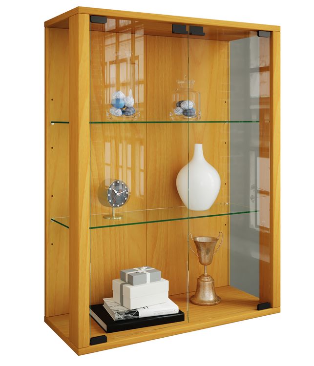 Produktbild: Wandvitrine H&auml;ngevitrine Glasvitrine Glas Udina M